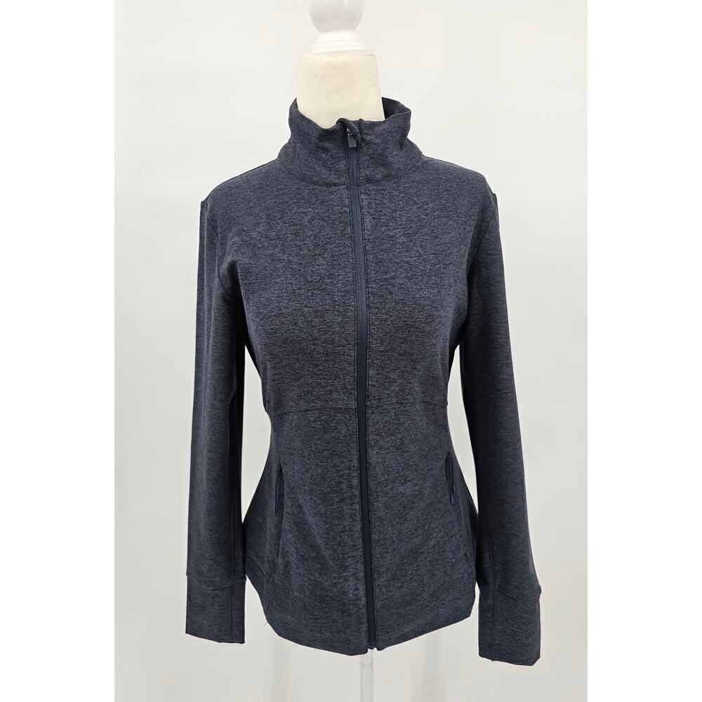 Calia By Carrie Underwood Women's M Lustralux Jacket Zip Up Slate Heather NWT